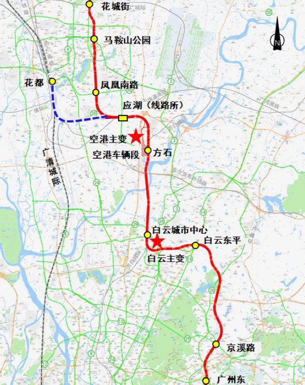 广州地铁18号线最新线路图，城市发展的脉络与前景展望